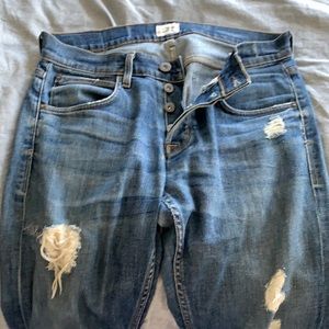 Hudson men’s Byron five pocket straight jeans 30